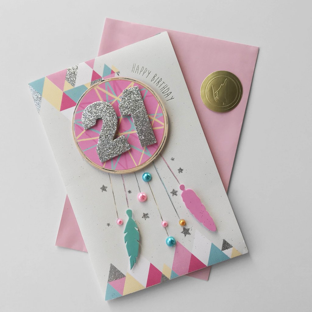 CARD COUTURE Birthdayy 21 Dream Catcher