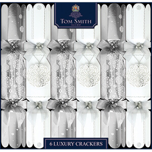 XAHTS2704 Silver & White Luxury Crackers copy
