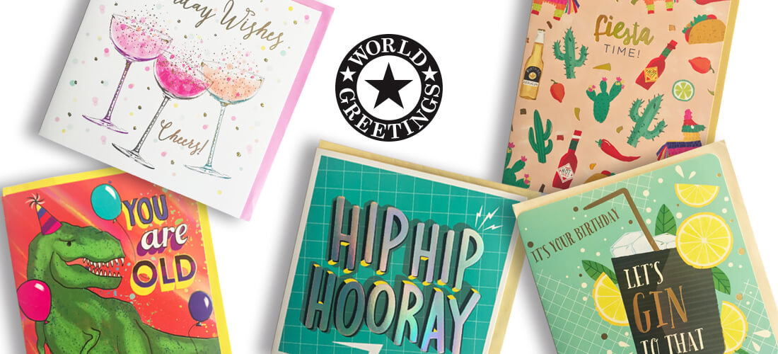 World Greetings $2 Card Range