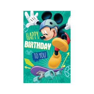 World Greetings Mickey Card DIS17398