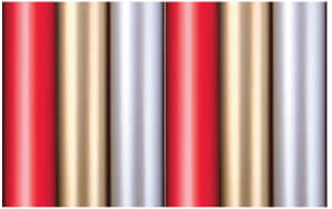 C809 Deluxe Gloss Solid Colour Rollwrap