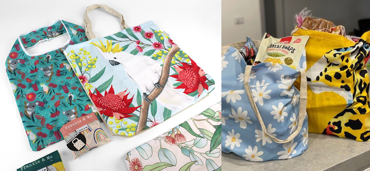 Frankie & Me Reusable Bags Design Group Australia